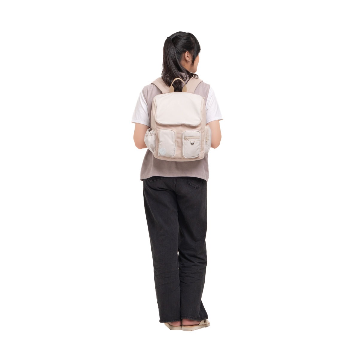 Mochilo Viprimo Beige Cream