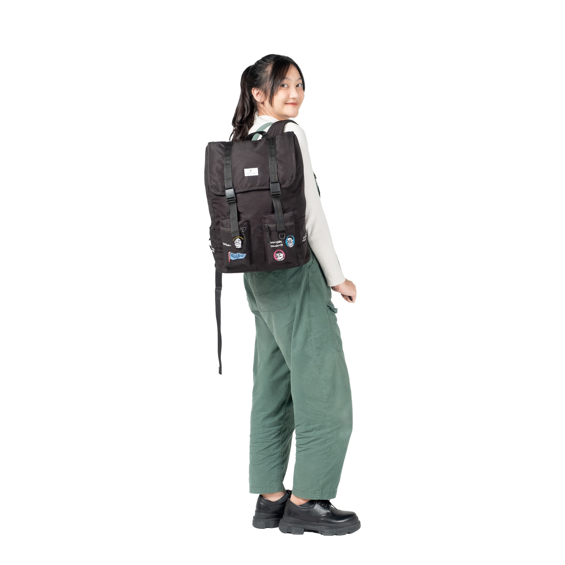 Esgotado x GJLS Tas Ransel Pria Wanita - New Mochilo Oitavo II
