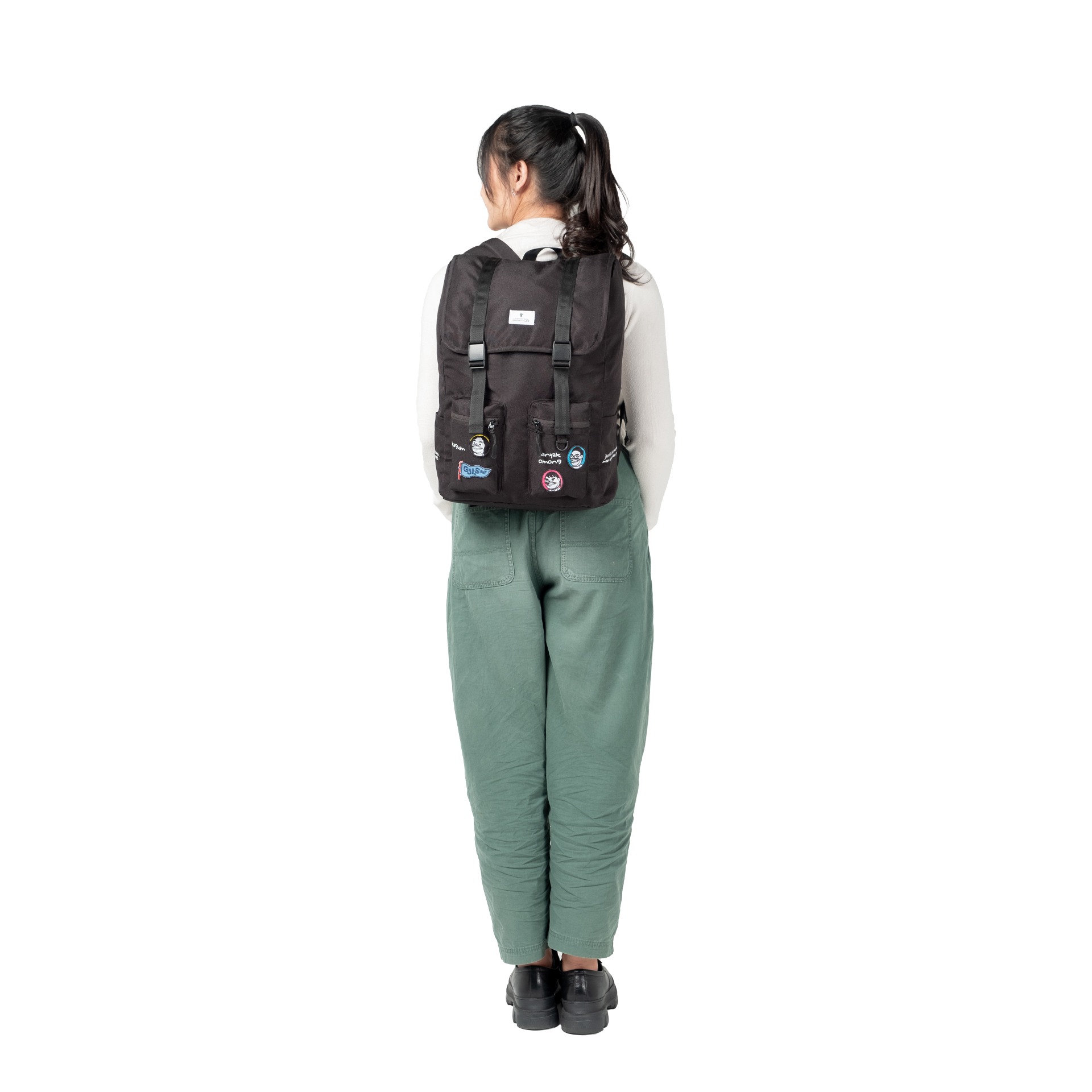 Esgotado x GJLS Tas Ransel Pria Wanita - New Mochilo Oitavo II