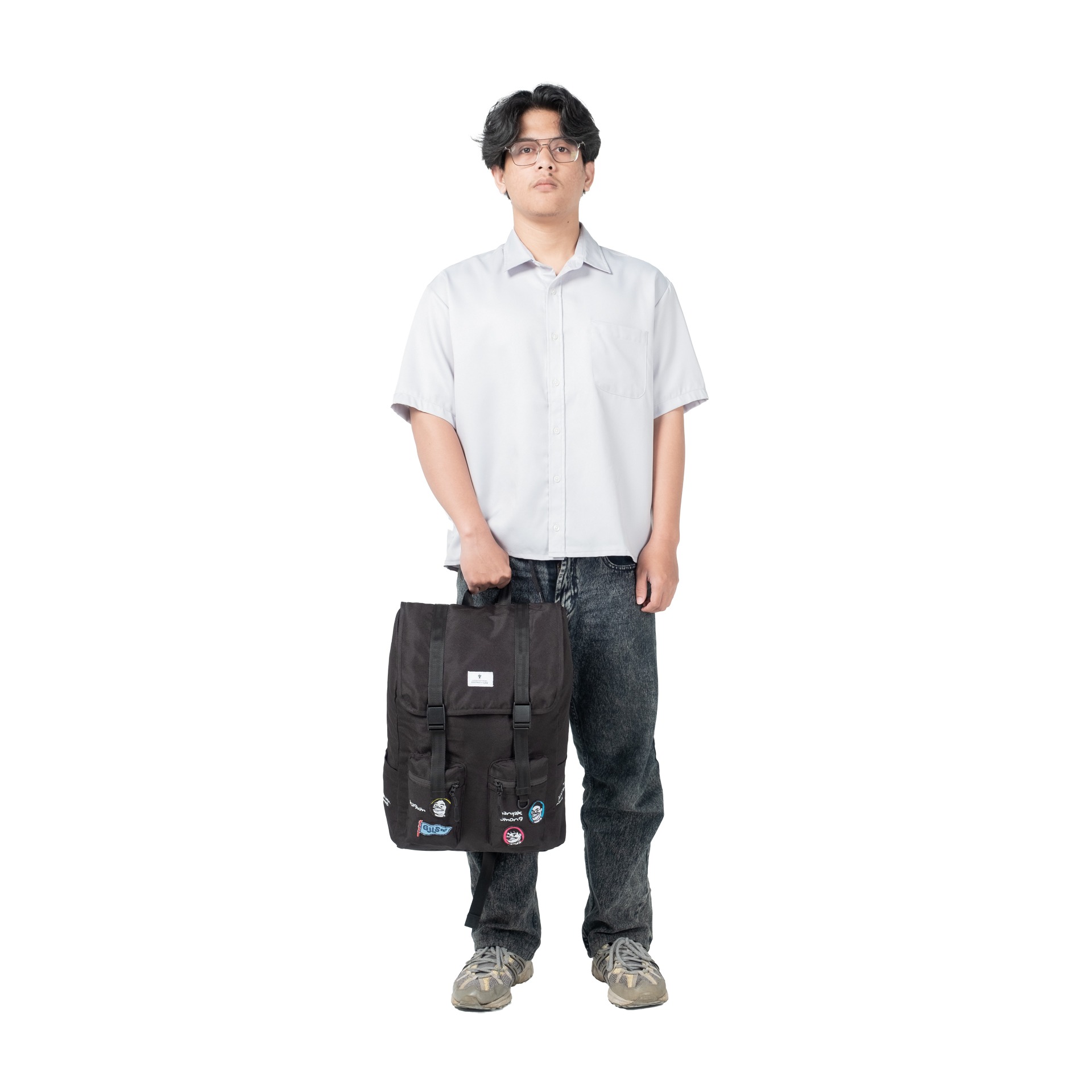 Esgotado x GJLS Tas Ransel Pria Wanita - New Mochilo Oitavo II