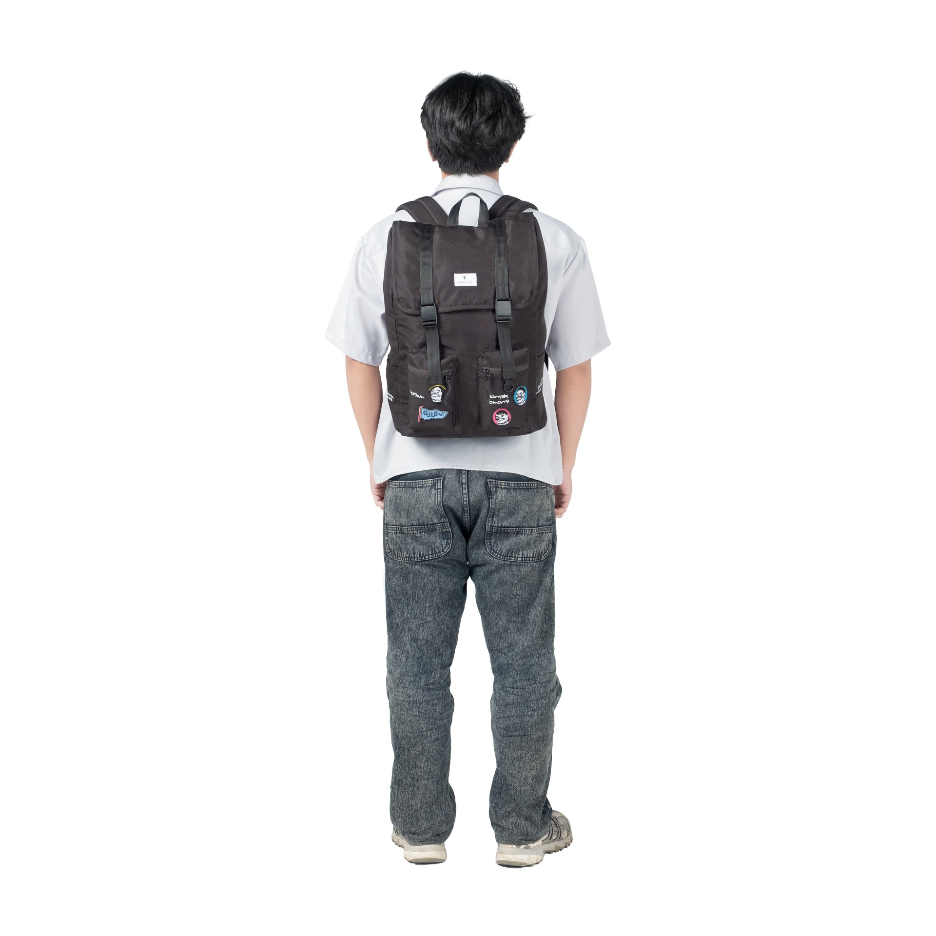 Esgotado x GJLS Tas Ransel Pria Wanita - New Mochilo Oitavo II