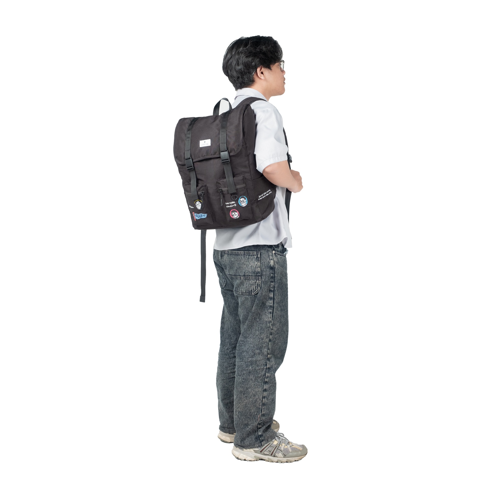 Esgotado x GJLS Tas Ransel Pria Wanita - New Mochilo Oitavo II