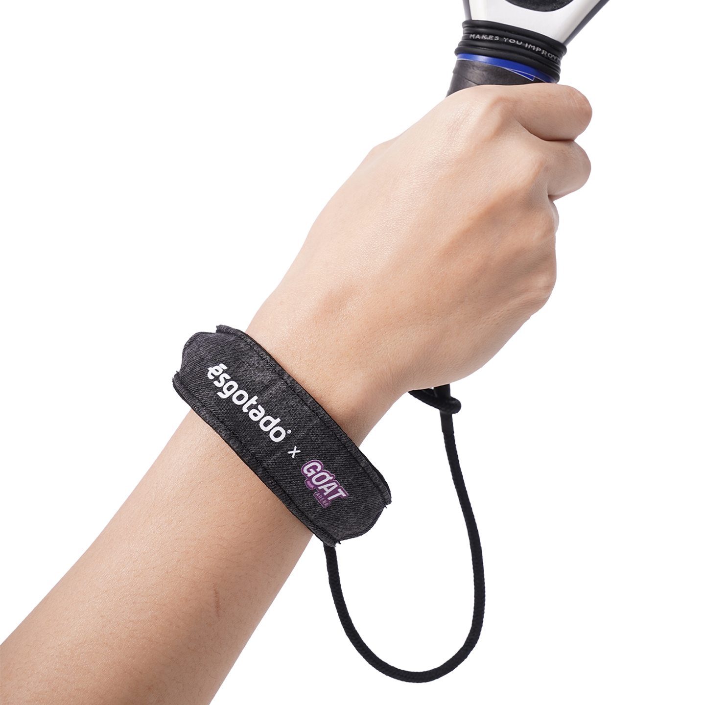 Padel Wrist Strap x GOAT Adjustable Replacement Black
