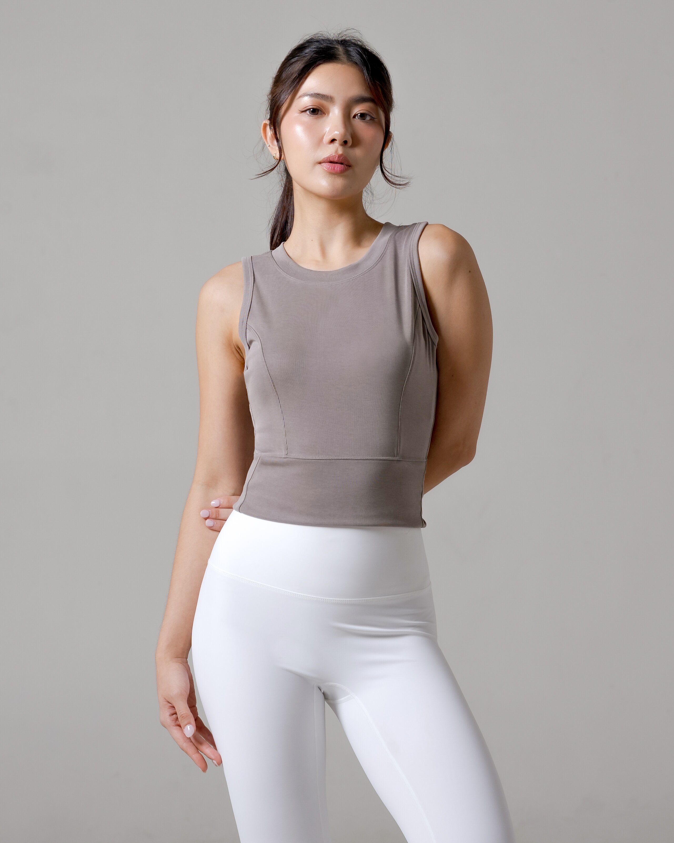 Laurelton Twist Tank Top – Buttery Soft | Back Twist Design | Tank Top Olahraga Wanita Yoga Pilates Gym Casual
