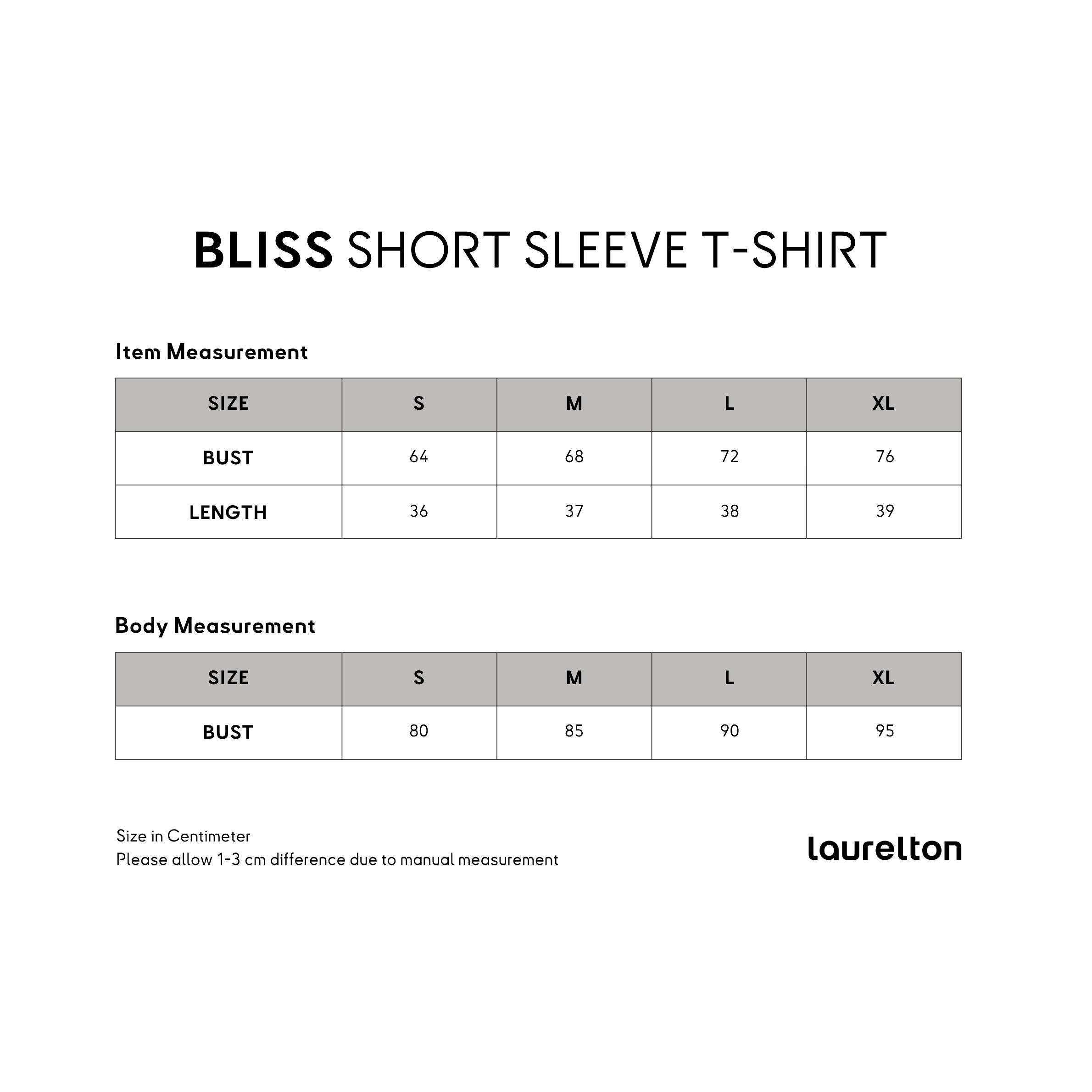Laurelton Bliss Short Sleeve T-Shirt - Single Strap Shoulder | Baju Olahraga Yoga Pilates Gym Wanita Atasan Olahraga Wanita
