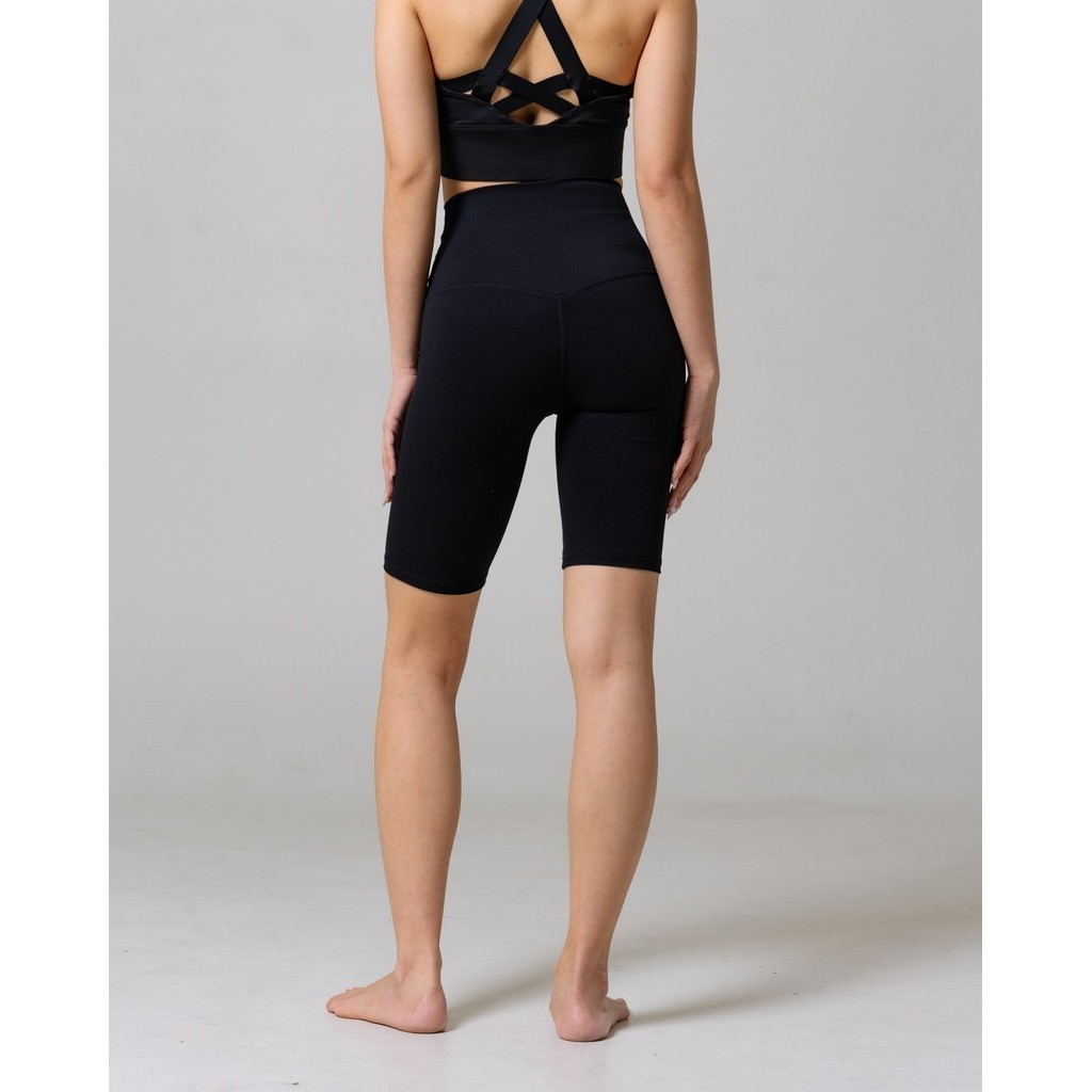 Laurelton Niki Short Legging - High Waistband & Tummy Control | Legging Olahraga Yoga Pilates Gym Wanita Celana Olahraga Wanita