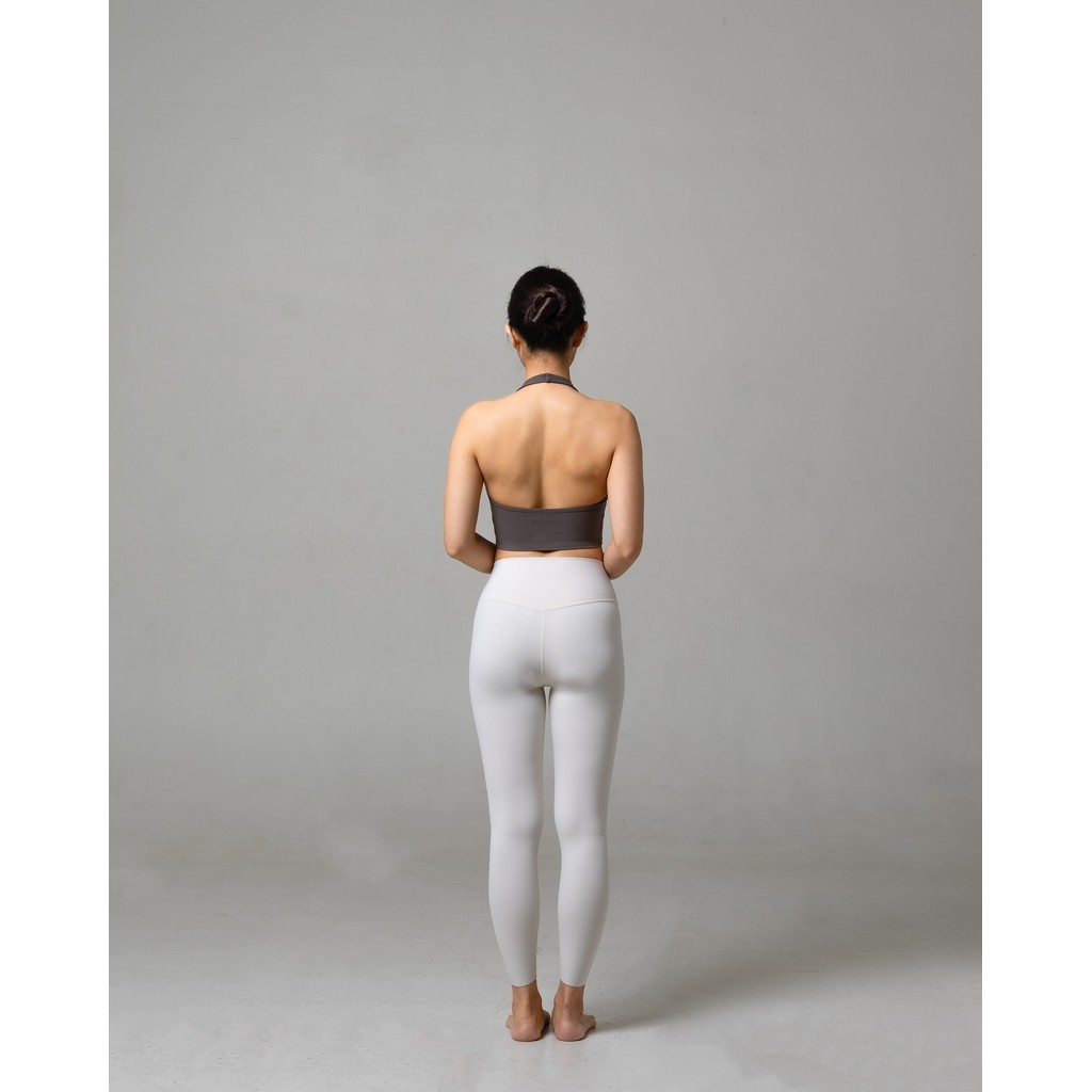 Laurelton Dynamic Soft Flex Halter Sport Bra - Halter Design & Light Support | Sport Bra Yoga Pilates Gym Wanita Atasan Olahraga Wanita