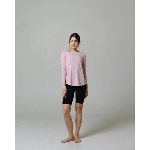 Laurelton Miso Long Sleeve - Breathable & Multiway Styling | Baju Olahraga Yoga Pilates Gym Wanita Atasan Olahraga Wanita