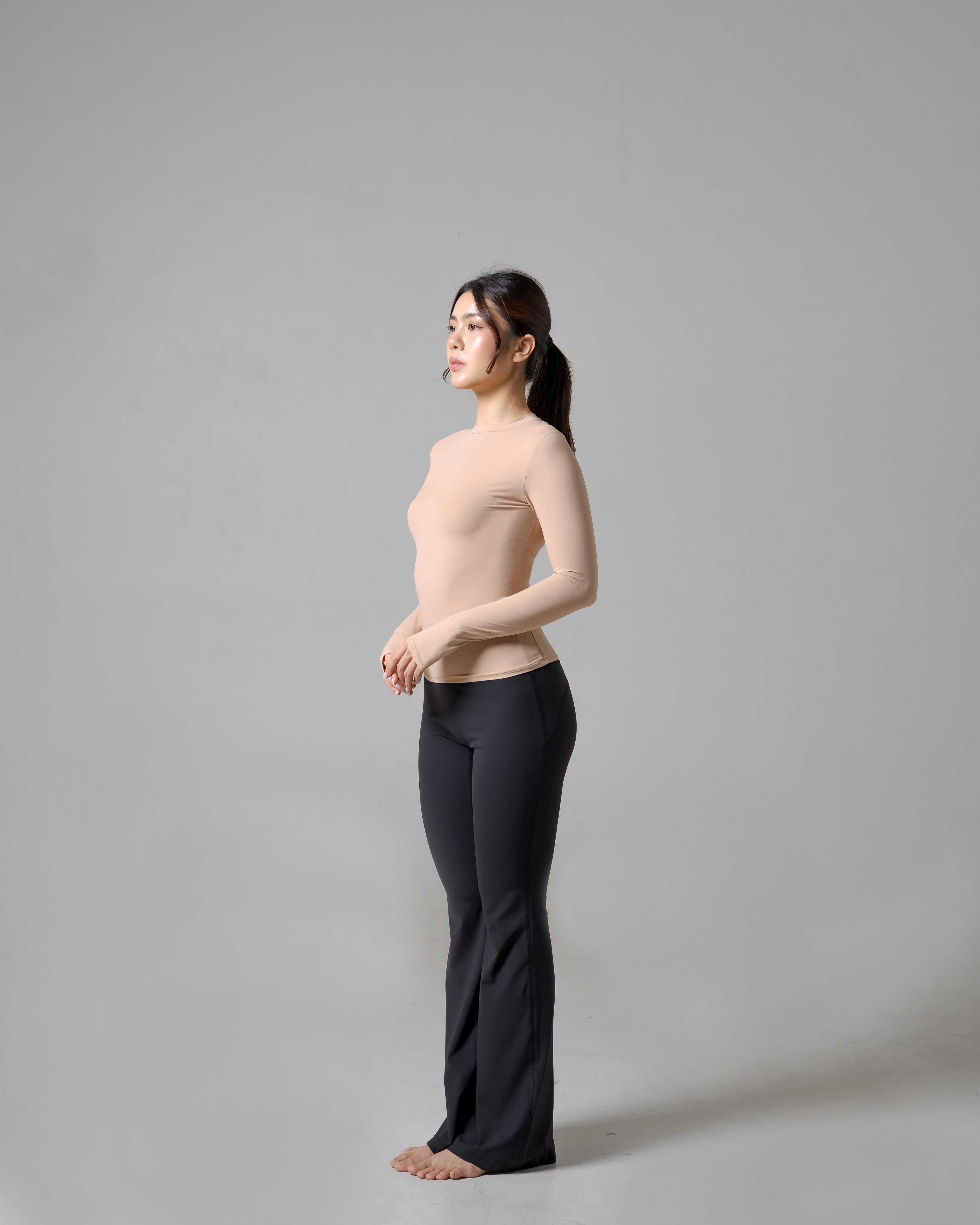 Laurelton Aero Long-Sleeve Shirt – High Elasticity | Buttery Soft Comfort | Baju Senam Yoga Gym Lengan Panjang Wanita