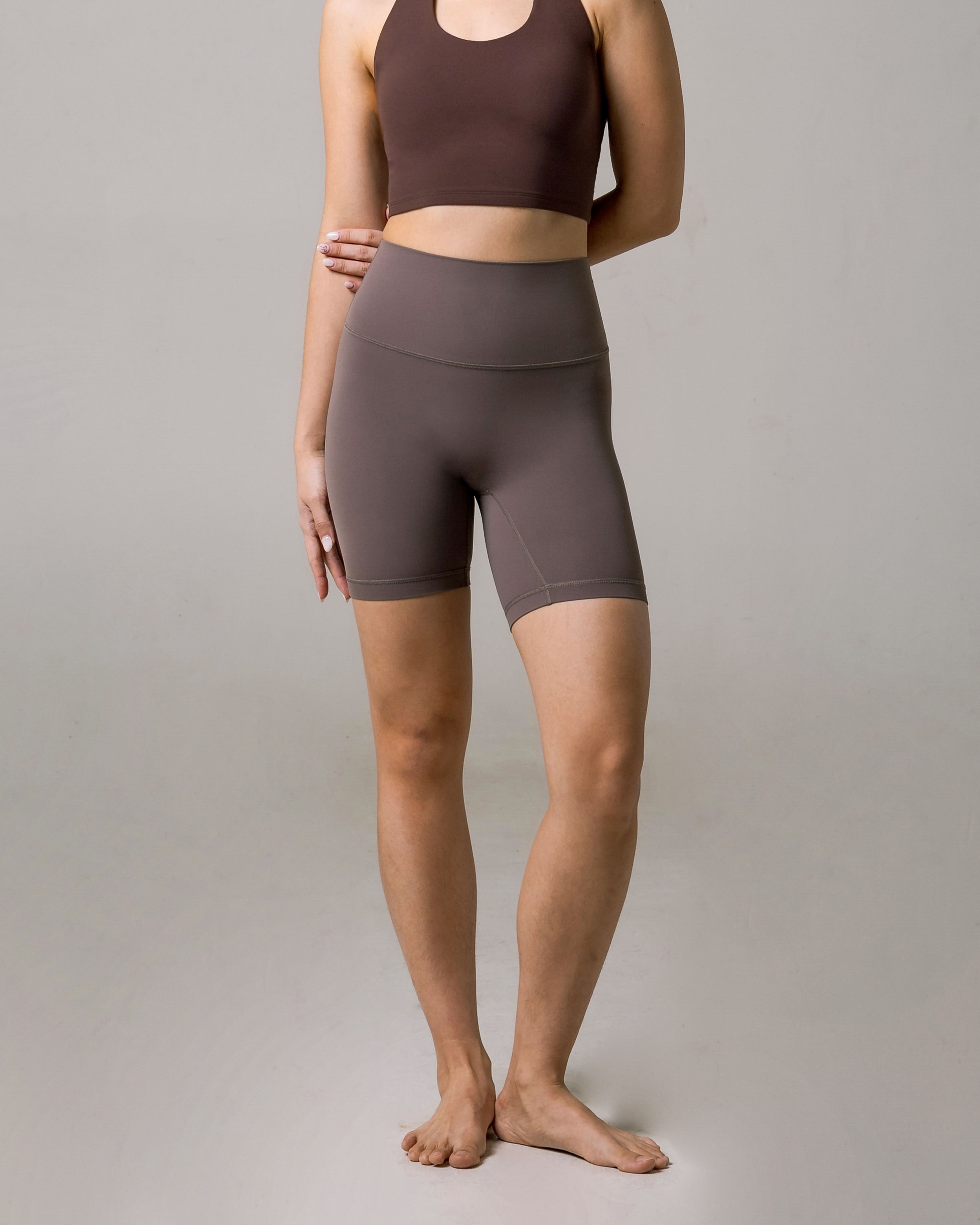 Laurelton Dynamic Soft Short Legging - Seamless & Buttery Soft | Freesize - Legging Olahraga Yoga Pilates Gym Wanita