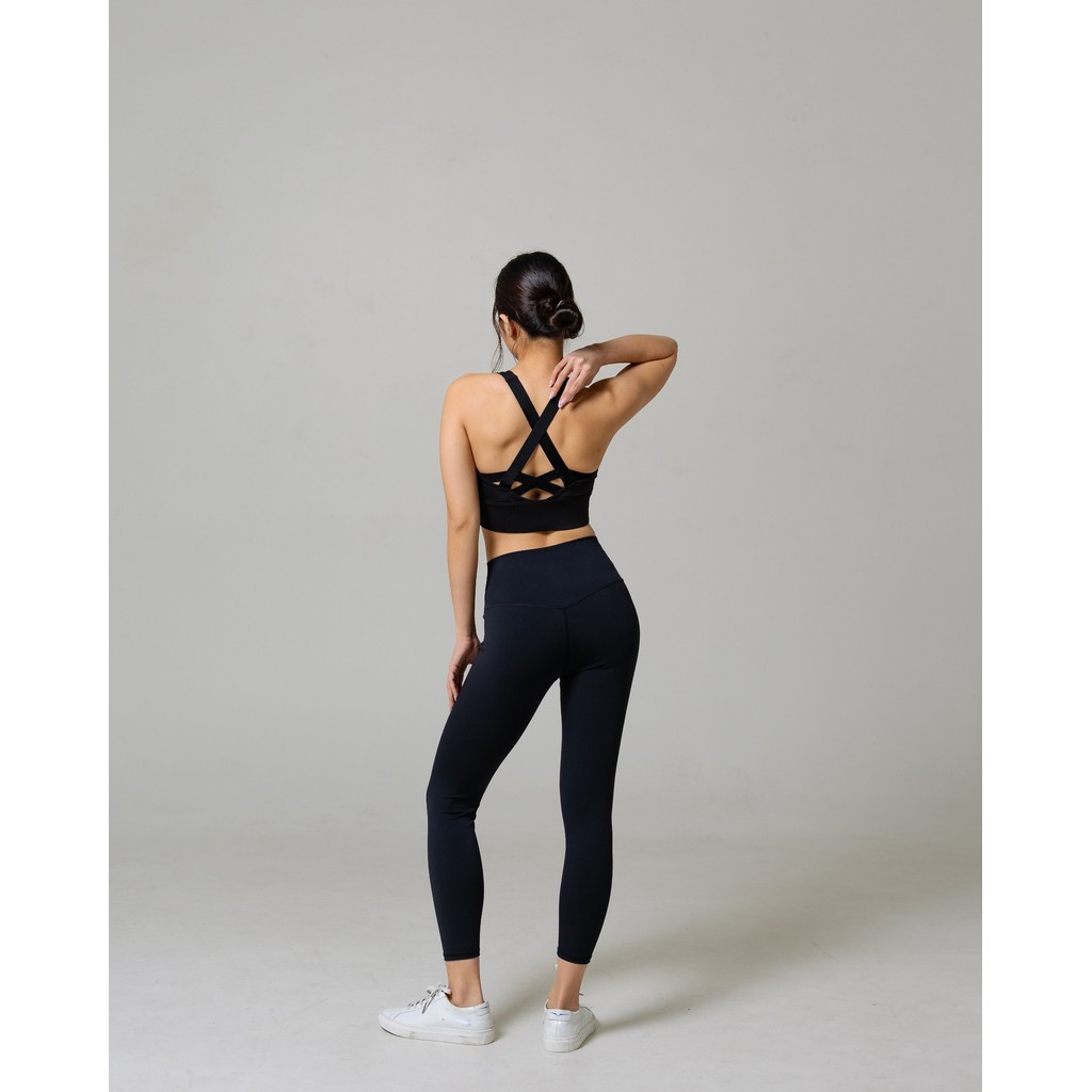 Laurelton Leona Legging - High Waist & Tummy Control | Legging Olahraga Yoga Pilates Gym Wanita Celana Olahraga Wanita