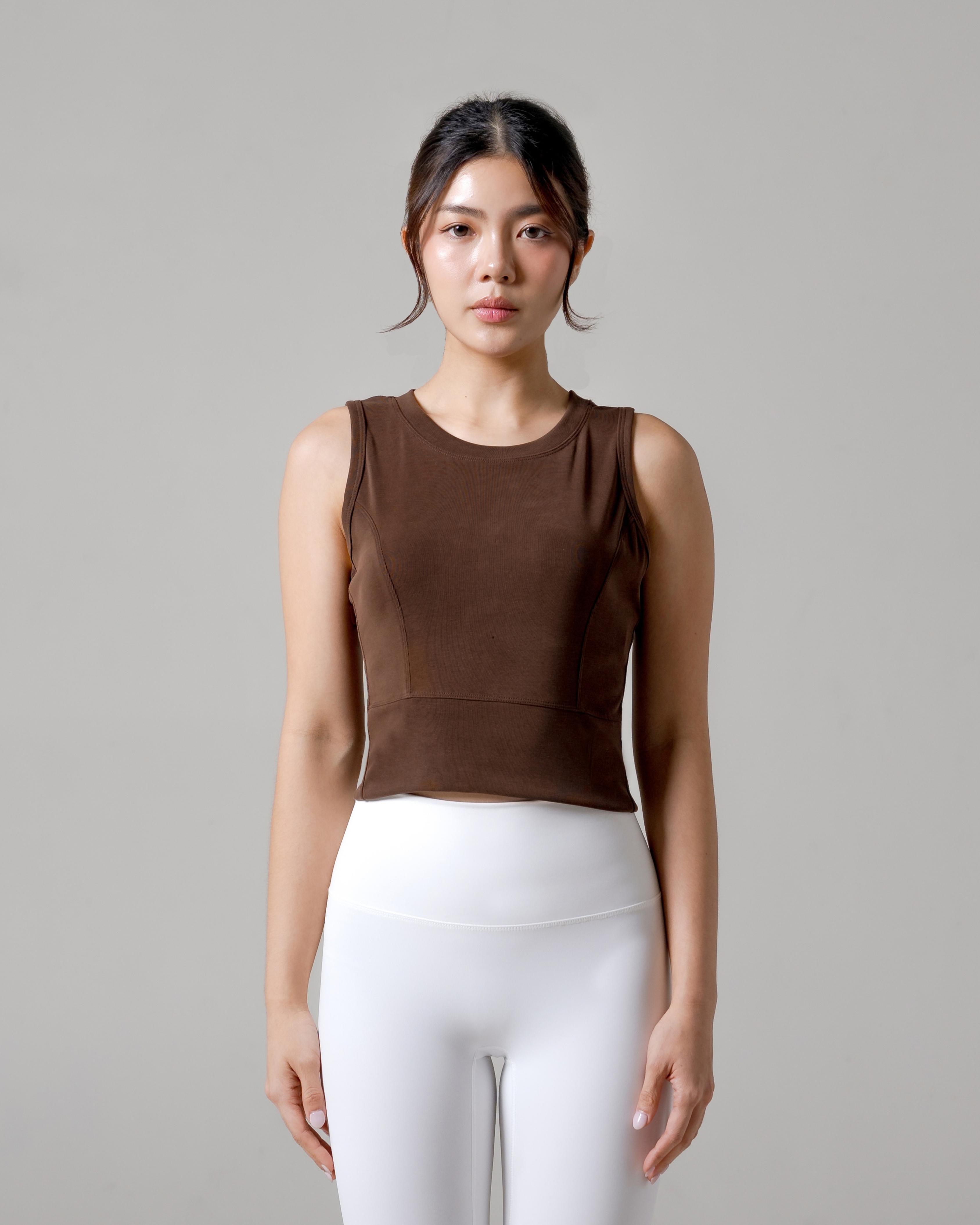 Laurelton Twist Tank Top – Buttery Soft | Back Twist Design | Tank Top Olahraga Wanita Yoga Pilates Gym Casual