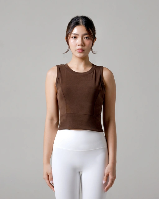 Laurelton Twist Tank Top – Buttery Soft | Back Twist Design | Tank Top Olahraga Wanita Yoga Pilates Gym Casual