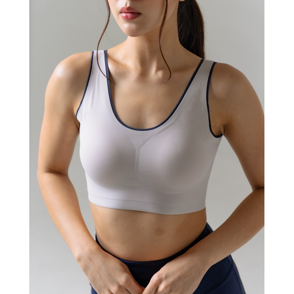 Laurelton Aria Sport Bra - Quick Drying & Breathable Mesh | Sport Bra Yoga Pilates Gym Wanita Atasan Olahraga Wanita
