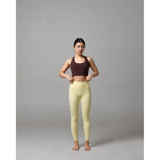 Laurelton Flow Racerback Sport Bra - Racerback Crop & High Support | Sport Bra Yoga Pilates Gym Wanita Atasan Olahraga Wanita