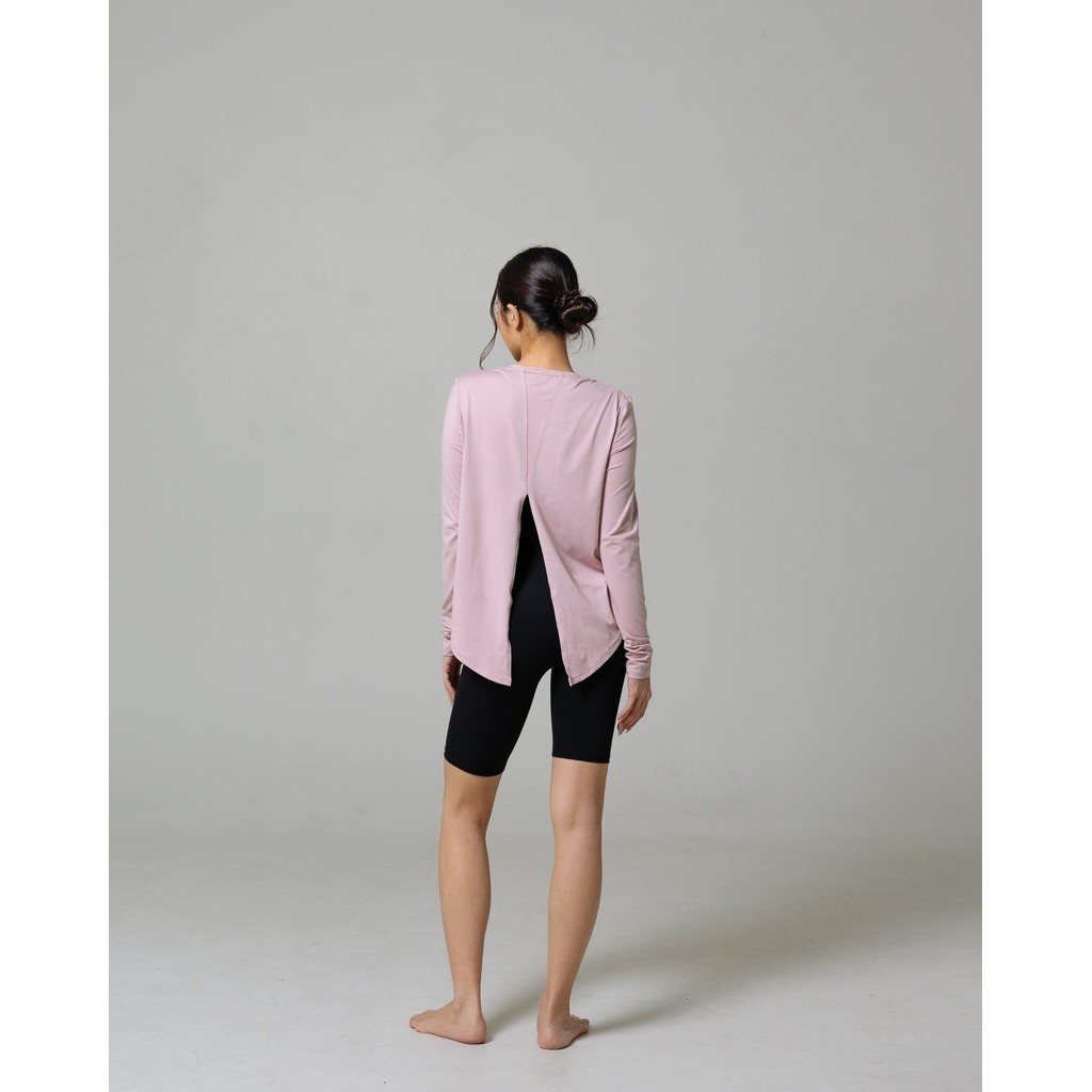 Laurelton Miso Long Sleeve - Breathable & Multiway Styling | Baju Olahraga Yoga Pilates Gym Wanita Atasan Olahraga Wanita