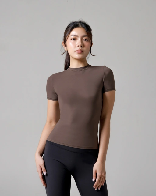 Laurelton Aero T-Shirt – Buttery Soft & Ultra-Light Active Tee | Kaos Olahraga Wanita Yoga Gym Running