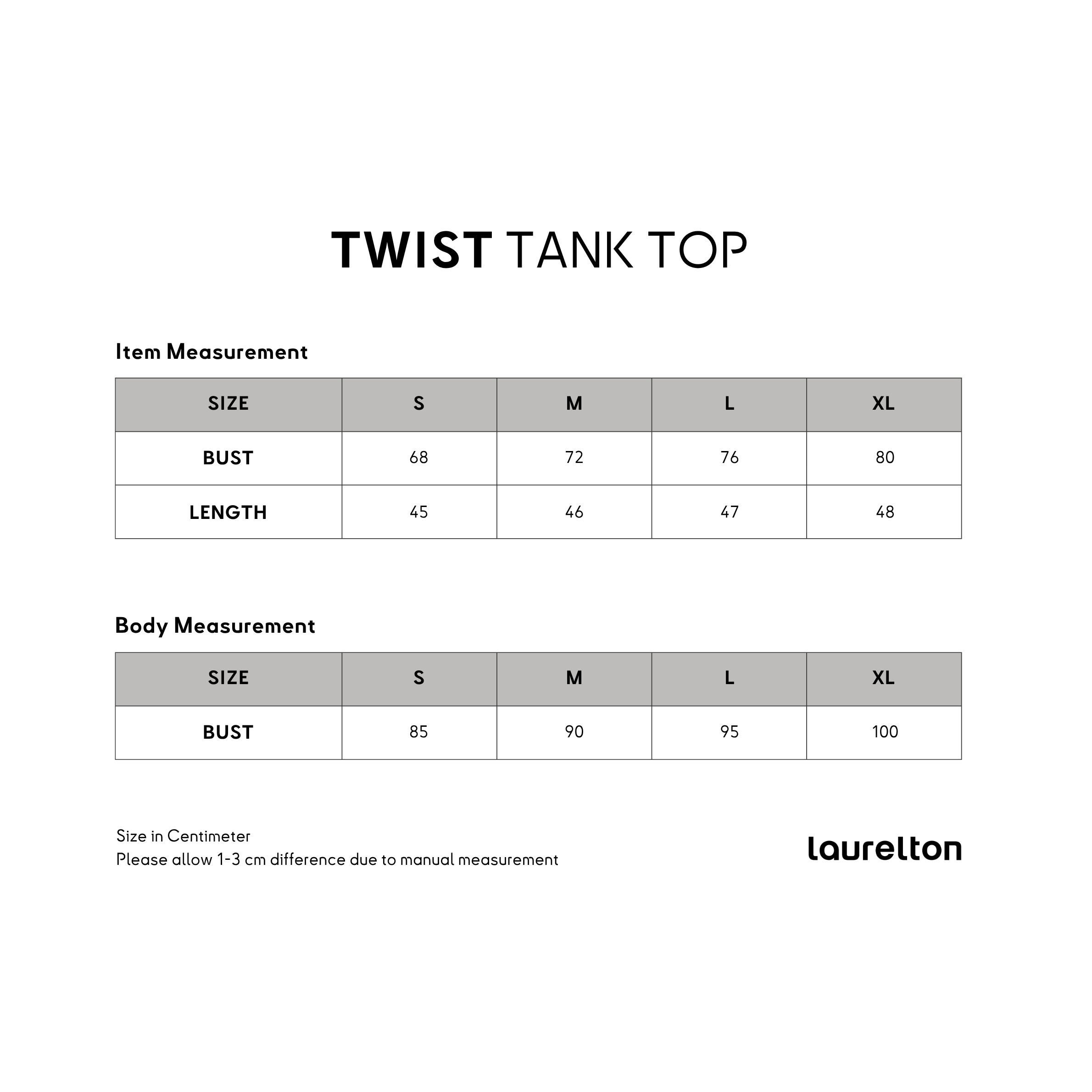Laurelton Twist Tank Top – Buttery Soft | Back Twist Design | Tank Top Olahraga Wanita Yoga Pilates Gym Casual