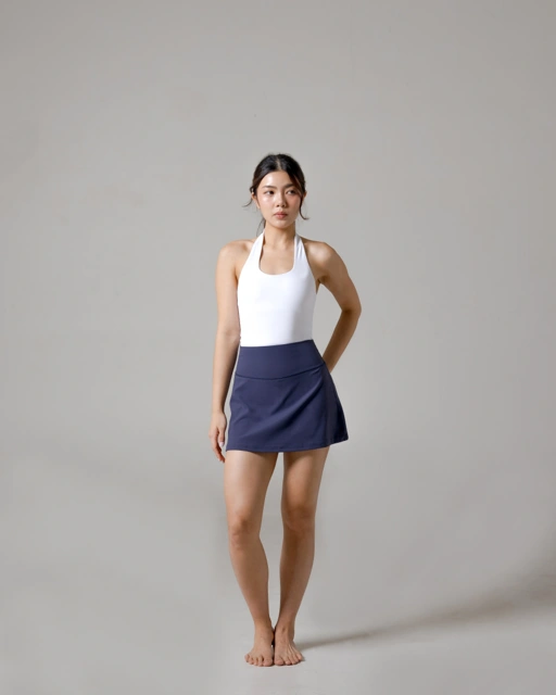 Image of Laurelton Serve Skort – A-Line Skort with Built-in Pocket & Inner Shorts | Rok Celana Olahraga Wanita Tennis Padel Golf Running Skort