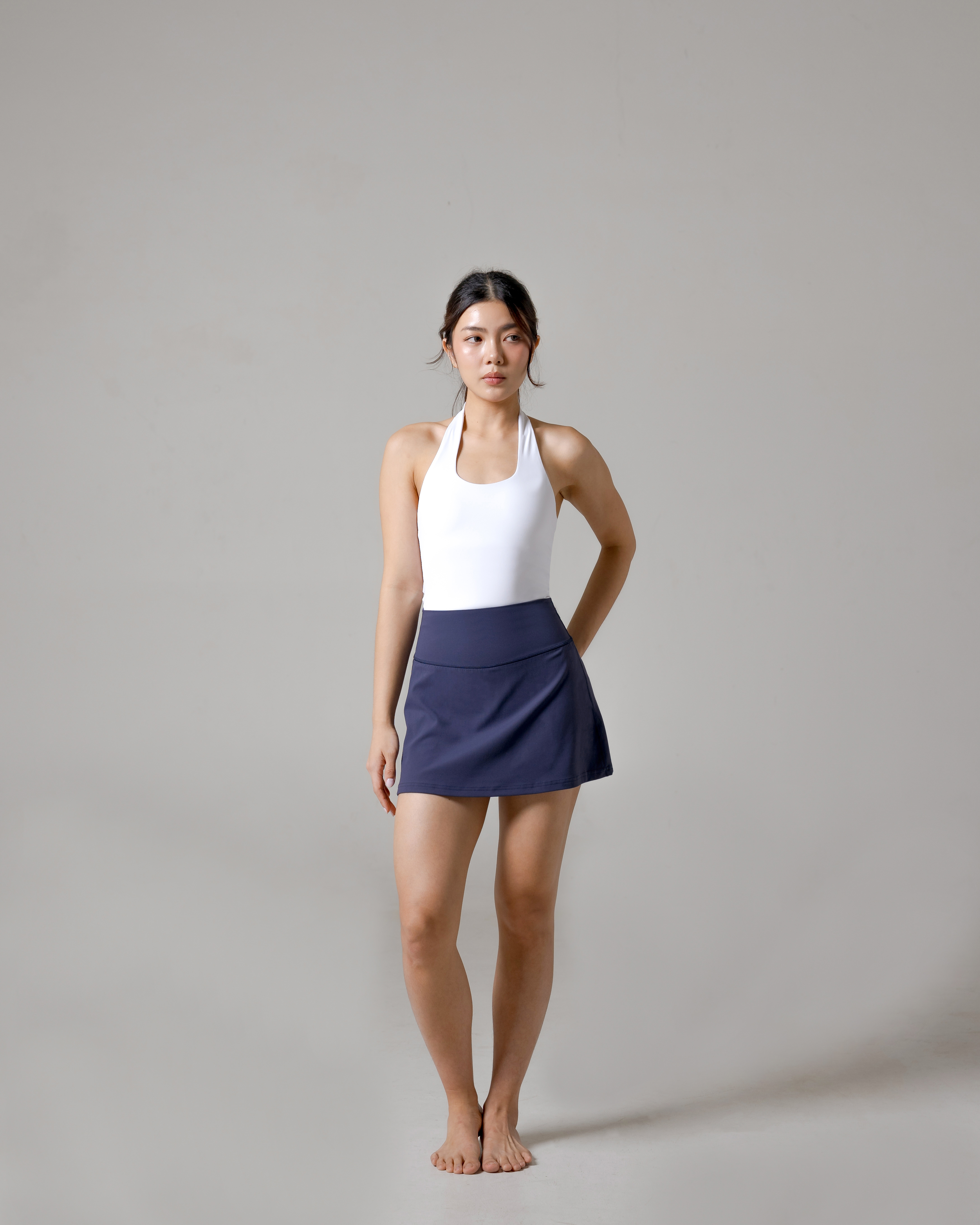 Laurelton Serve Skort – A-Line Skort with Built-in Pocket & Inner Shorts | Rok Celana Olahraga Wanita Tennis Padel Golf Running Skort