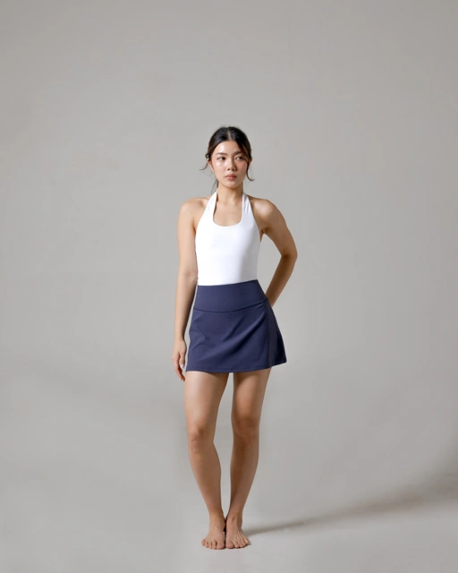 Laurelton Serve Skort – A-Line Skort with Built-in Pocket & Inner Shorts | Rok Celana Olahraga Wanita Tennis Padel Golf Running Skort