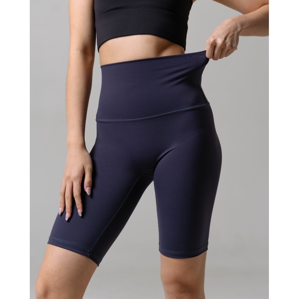 Laurelton Niki Short Legging - High Waistband & Tummy Control | Legging Olahraga Yoga Pilates Gym Wanita Celana Olahraga Wanita