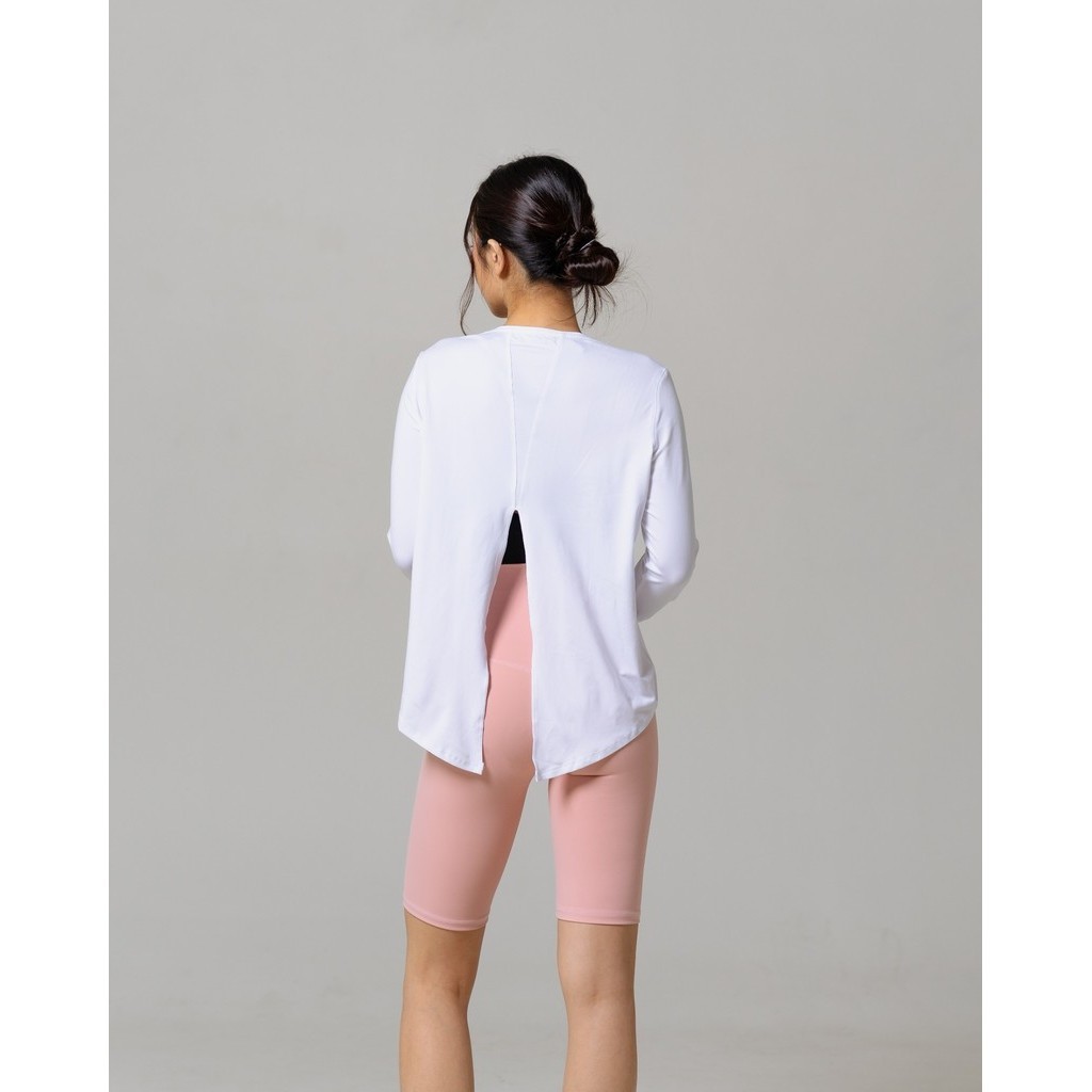 Laurelton Miso Long Sleeve - Breathable & Multiway Styling | Baju Olahraga Yoga Pilates Gym Wanita Atasan Olahraga Wanita