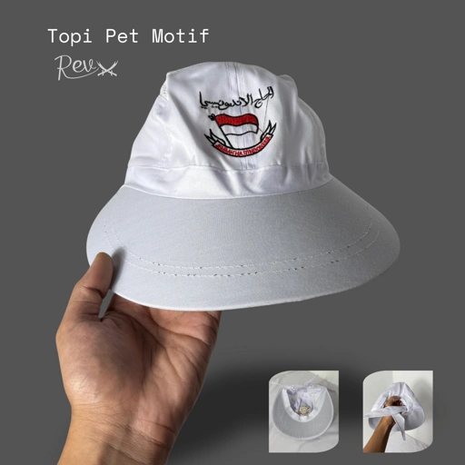 Image of TOPI PET MOTIF INDONESIA