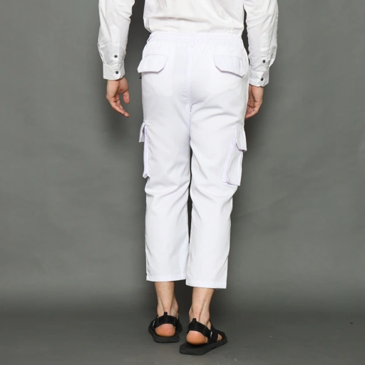 Image of REV Celana Sirwal Cargo Putih