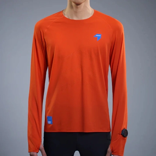 Image of Men's Qiflow Ventilated Running Long Sleeve