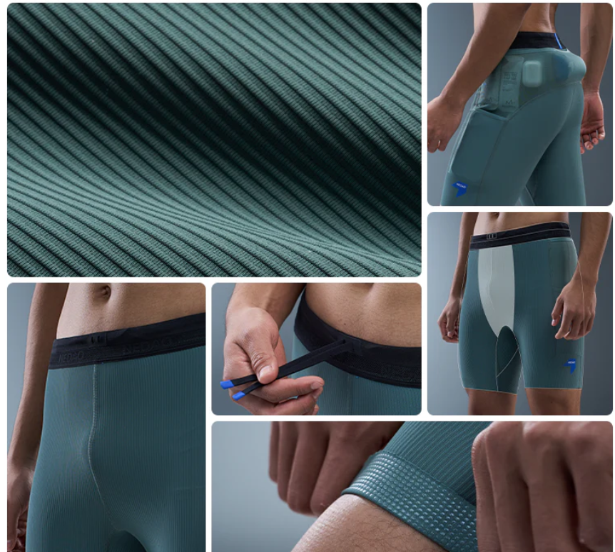 Nedao - Men's 1/2 length Running Tights Velocity X Pro