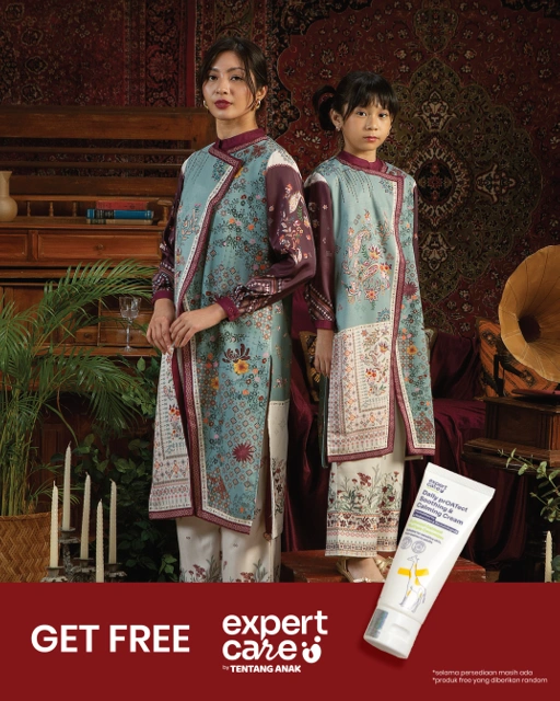 Image of Heart Troops Sentani Set  Tunic & Pants Mom & Kids