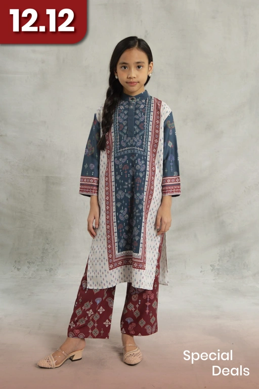 Image of Heart Troops Sekar Set Kids - Sky