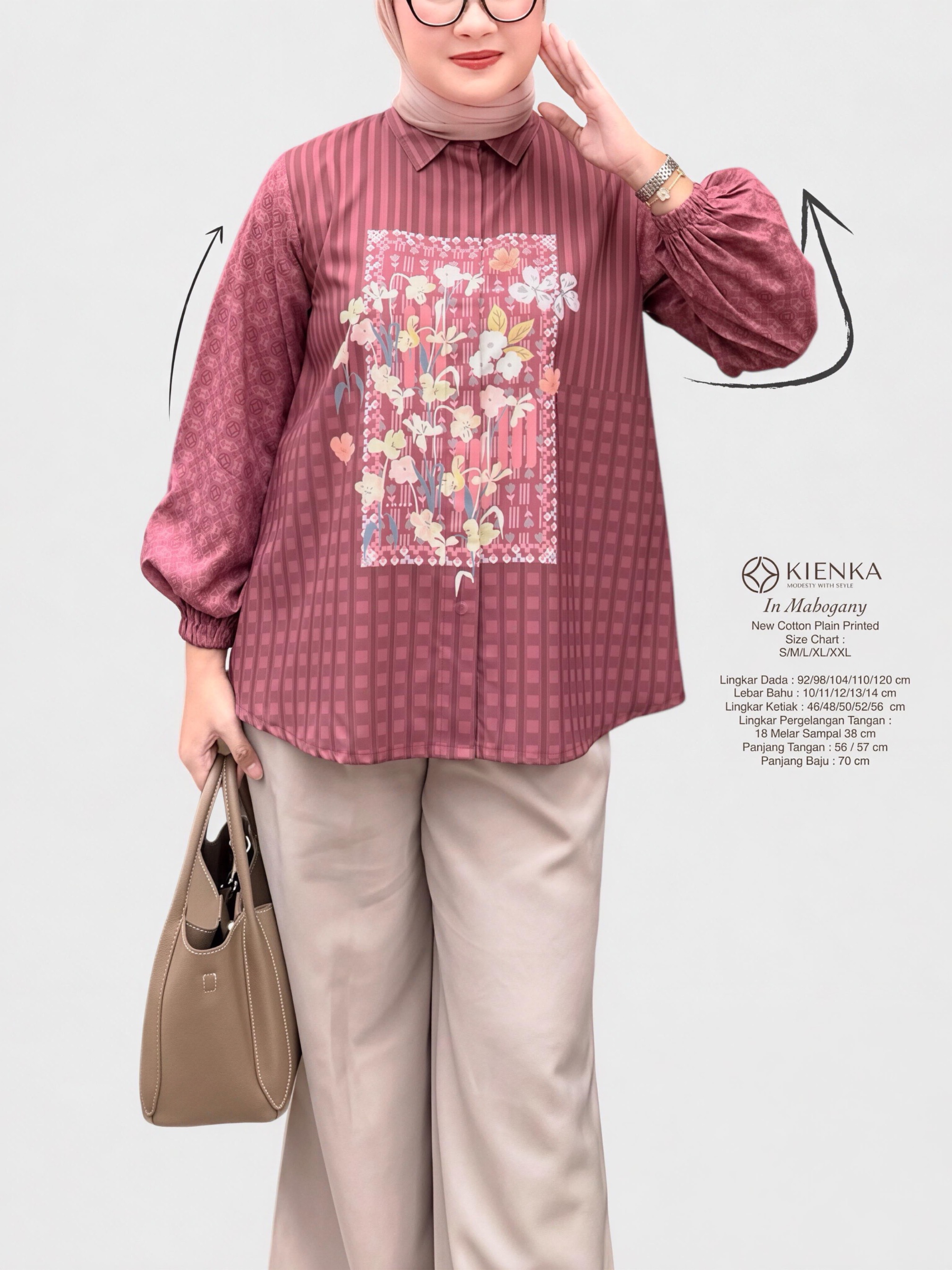 Mine Blouse Mahogany