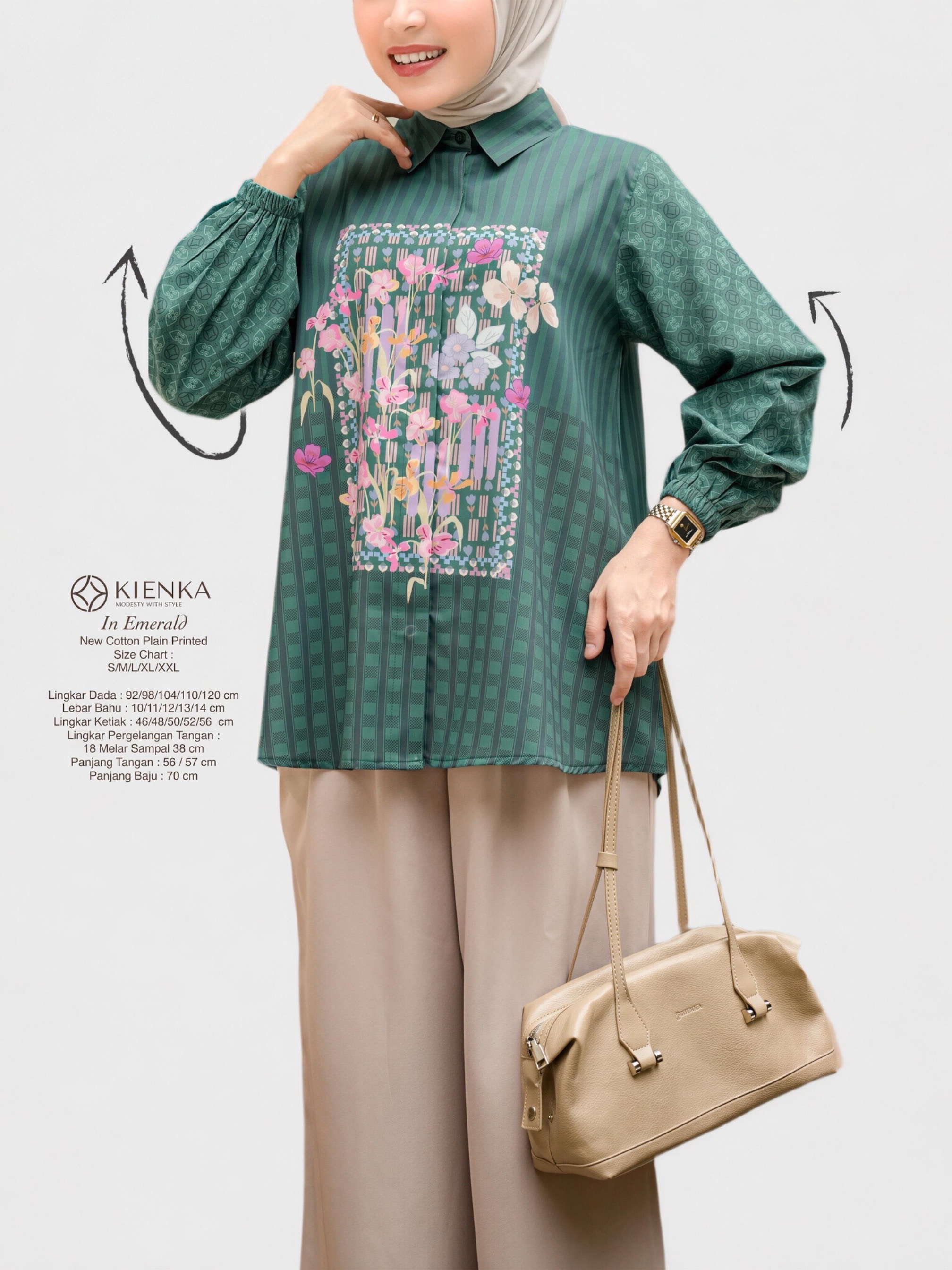 Mine Blouse Emerald