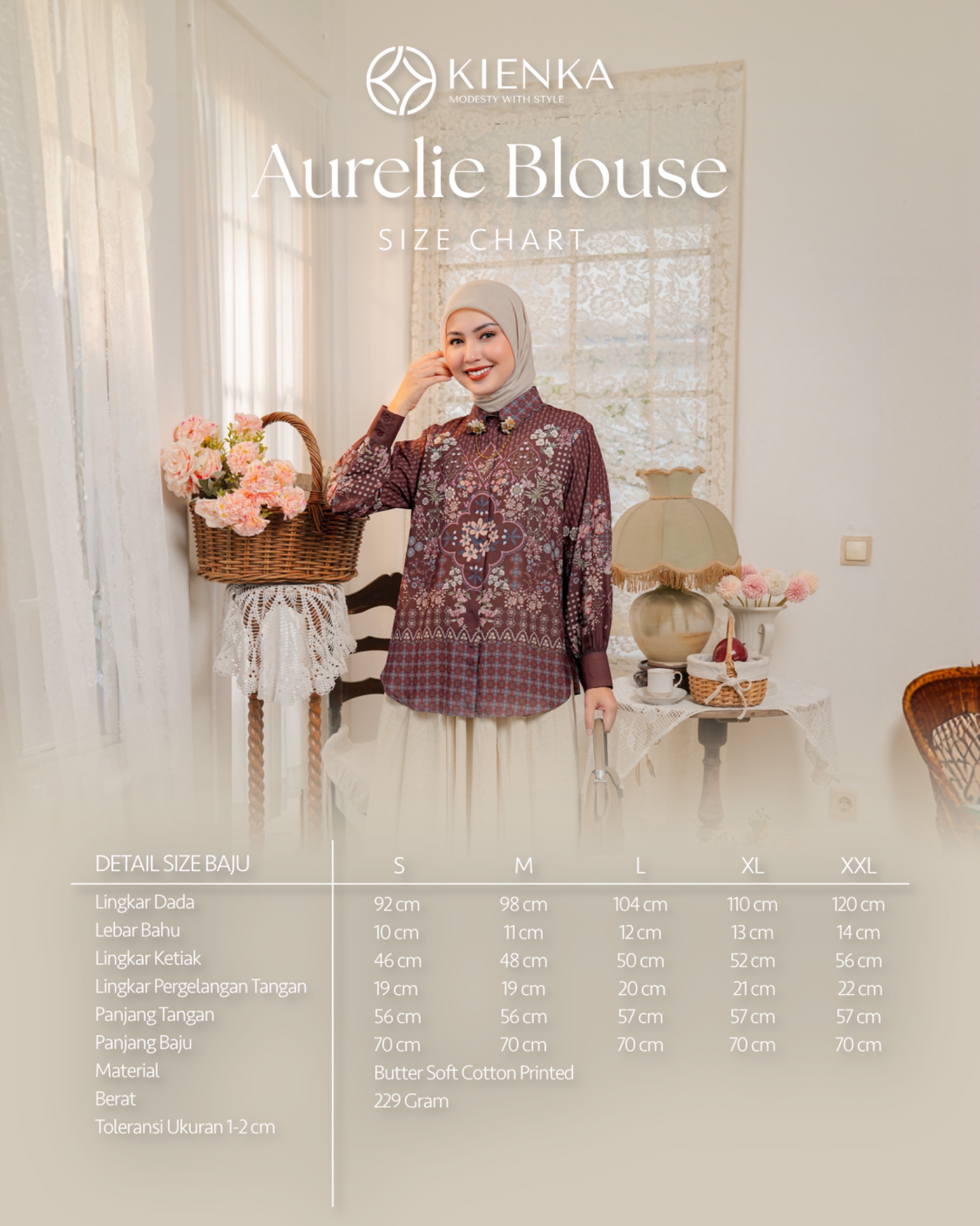 Aurelie Blouse Ebony