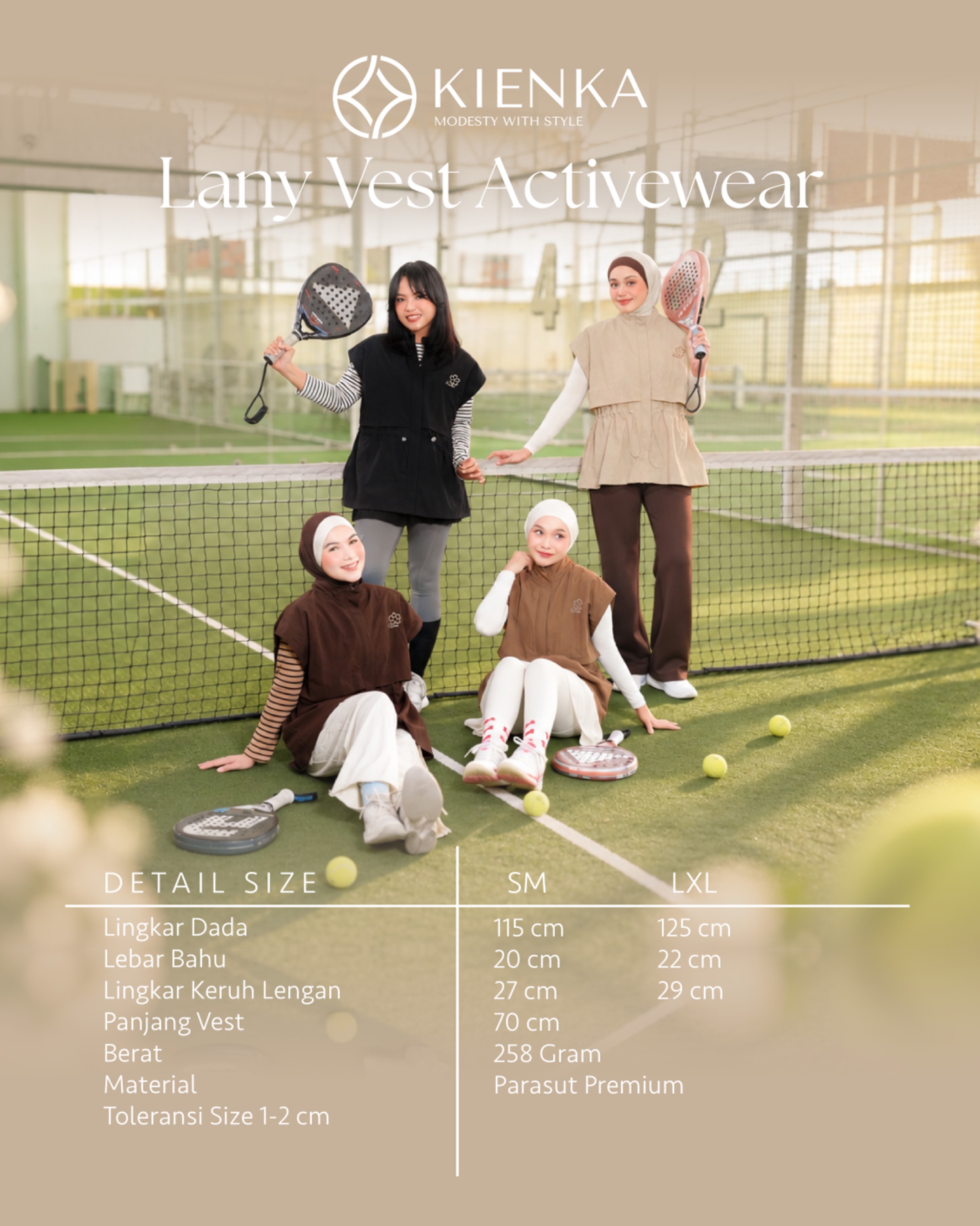 Lany Vest Activewear Onyx