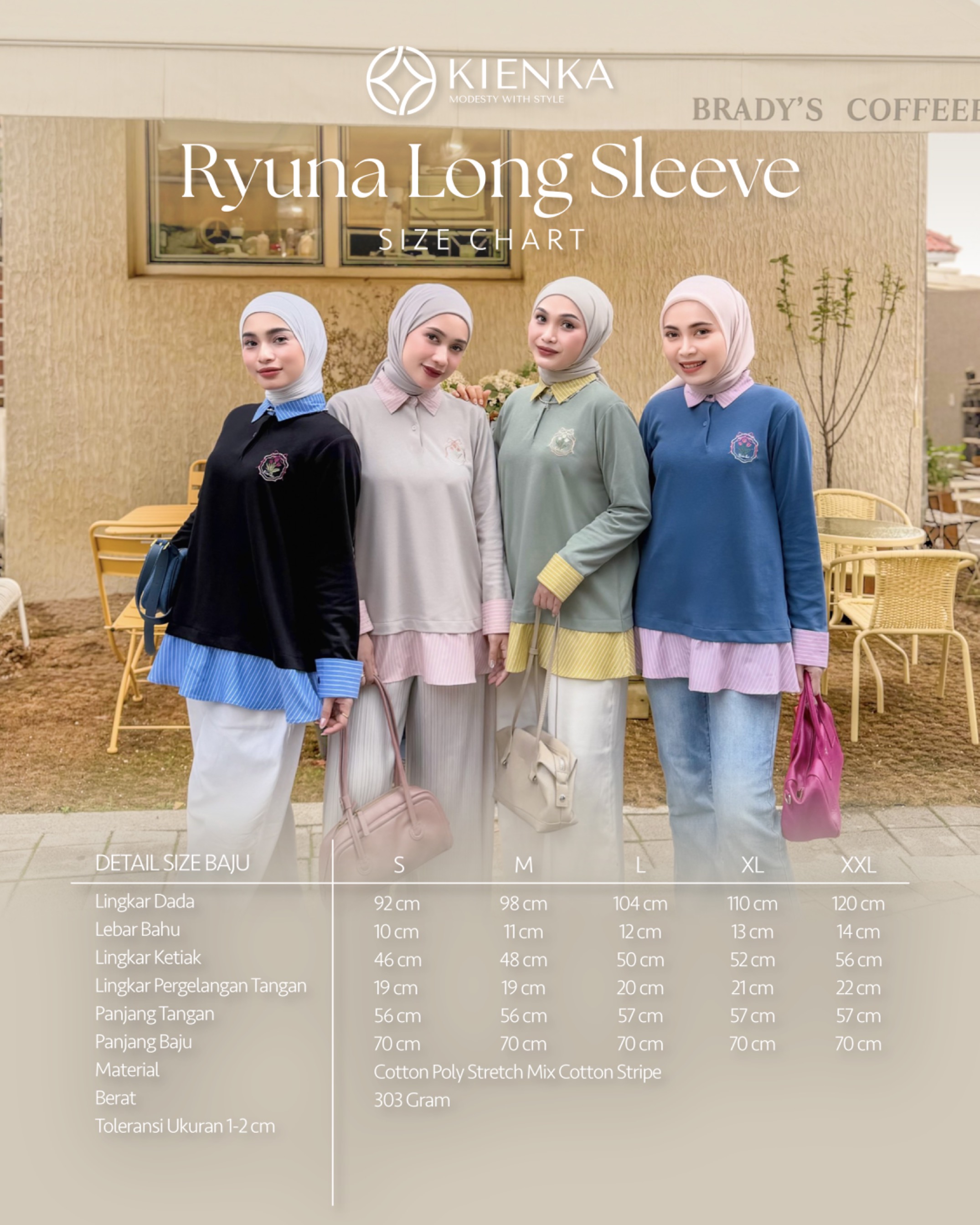 Ryuna Long Sleeve Cobalt