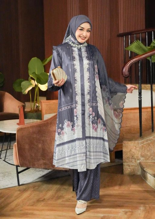 Image of Maysoora One Set by Kienka X Antik Arifani Midnight 