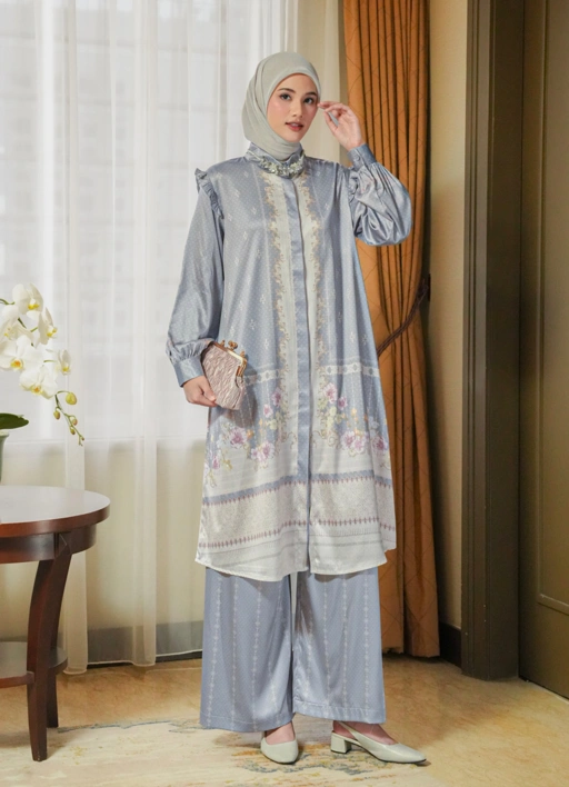 Image of Maysoora One Set by Kienka X Antik Arifani Teal 