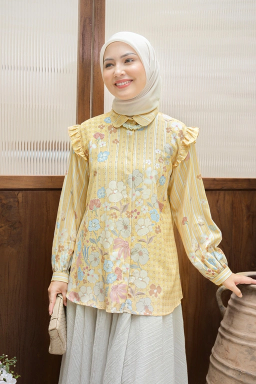 Image of Alaya Blouse Canary