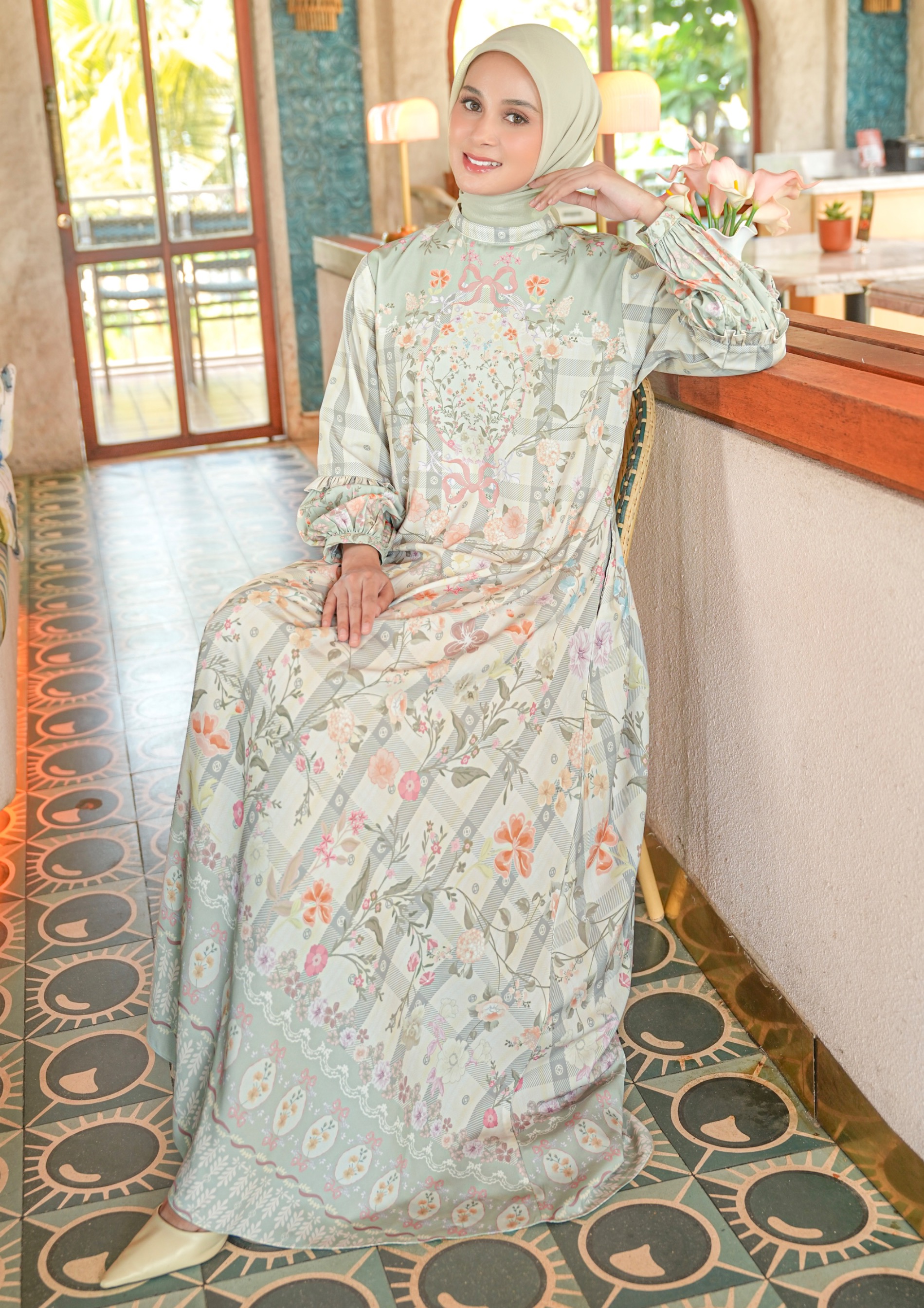 Lumina Dress Sage