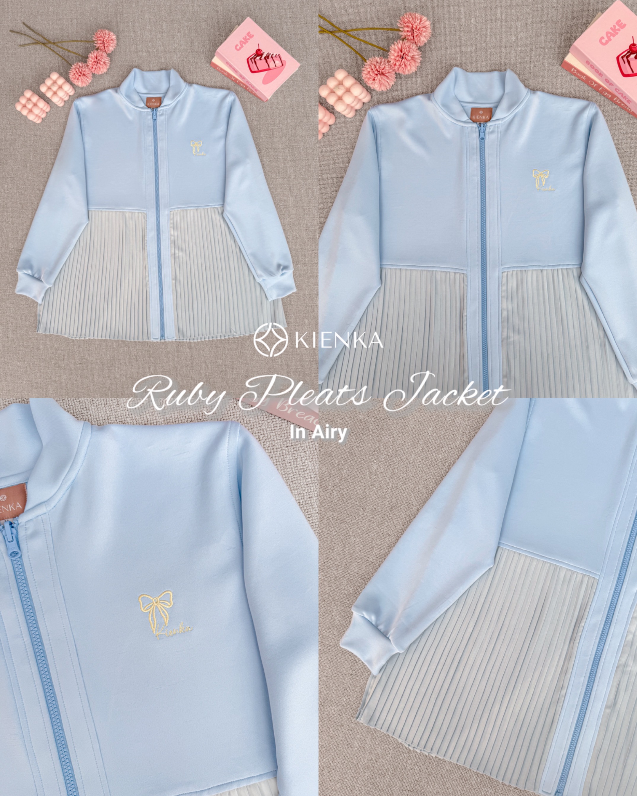 Ruby Pleats Jacket Airy