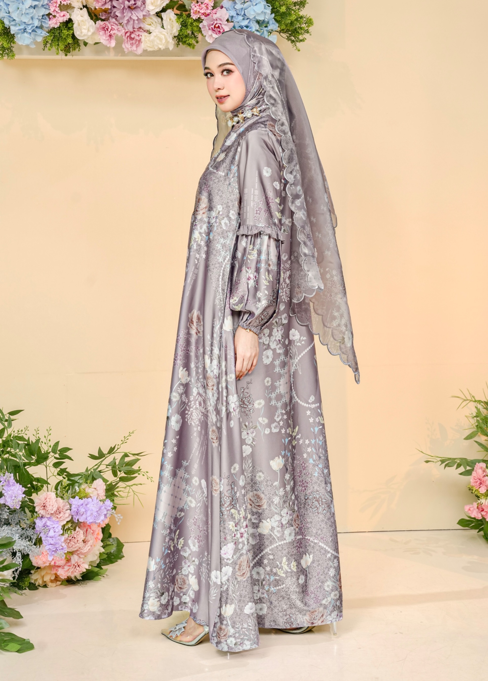Lumira Dress Ibu Orchid