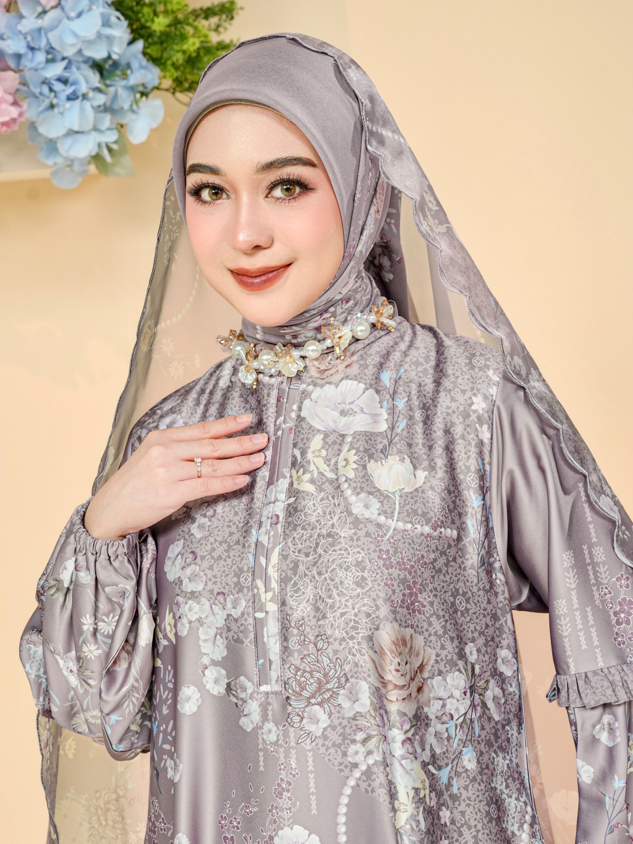 Lumira Dress Ibu Orchid
