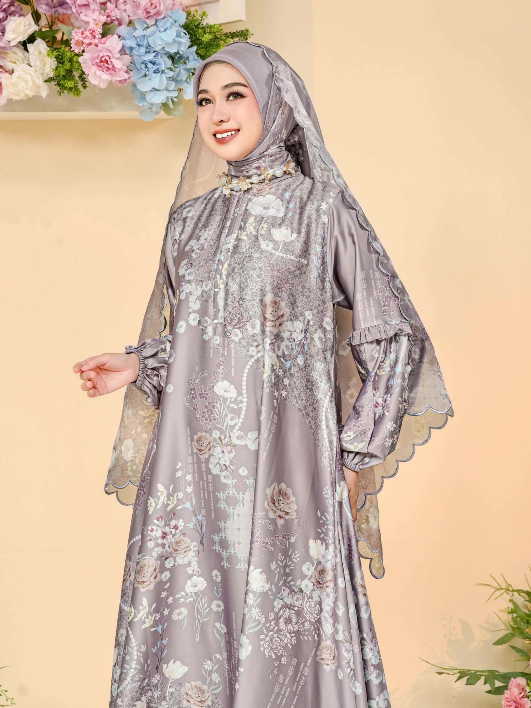 Lumira Dress Ibu Orchid