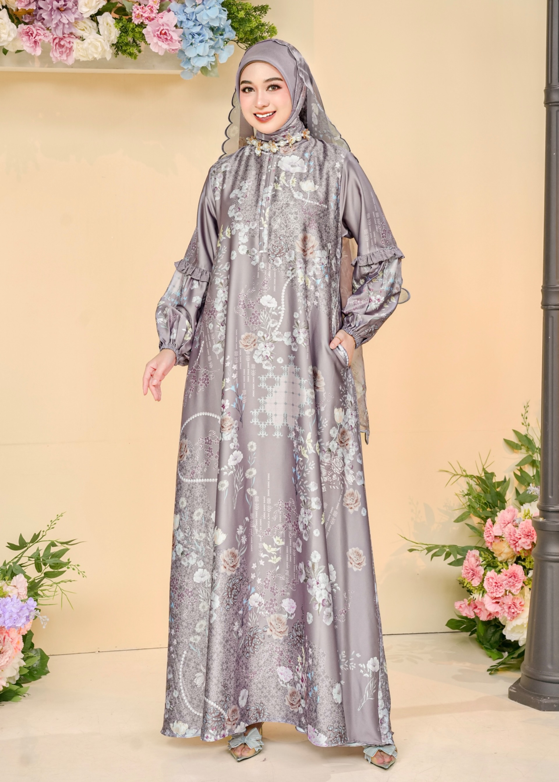 Lumira Dress Ibu Orchid