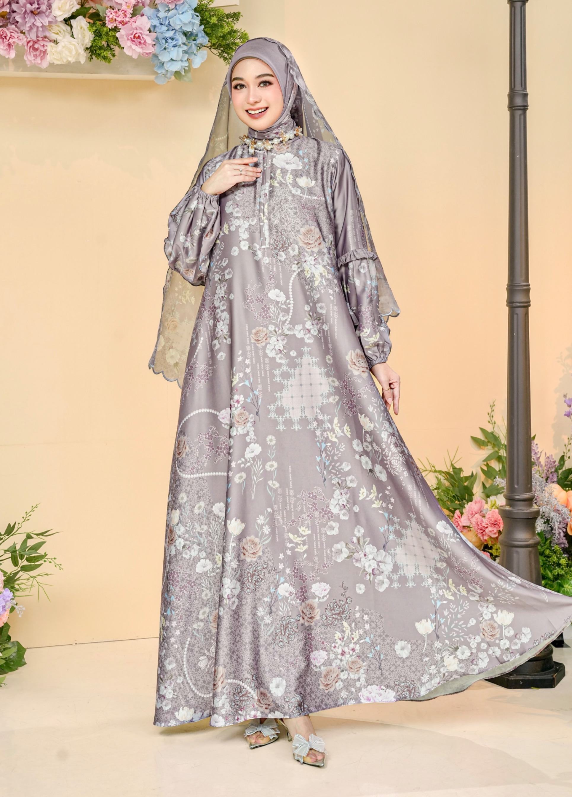 Lumira Dress Ibu Orchid
