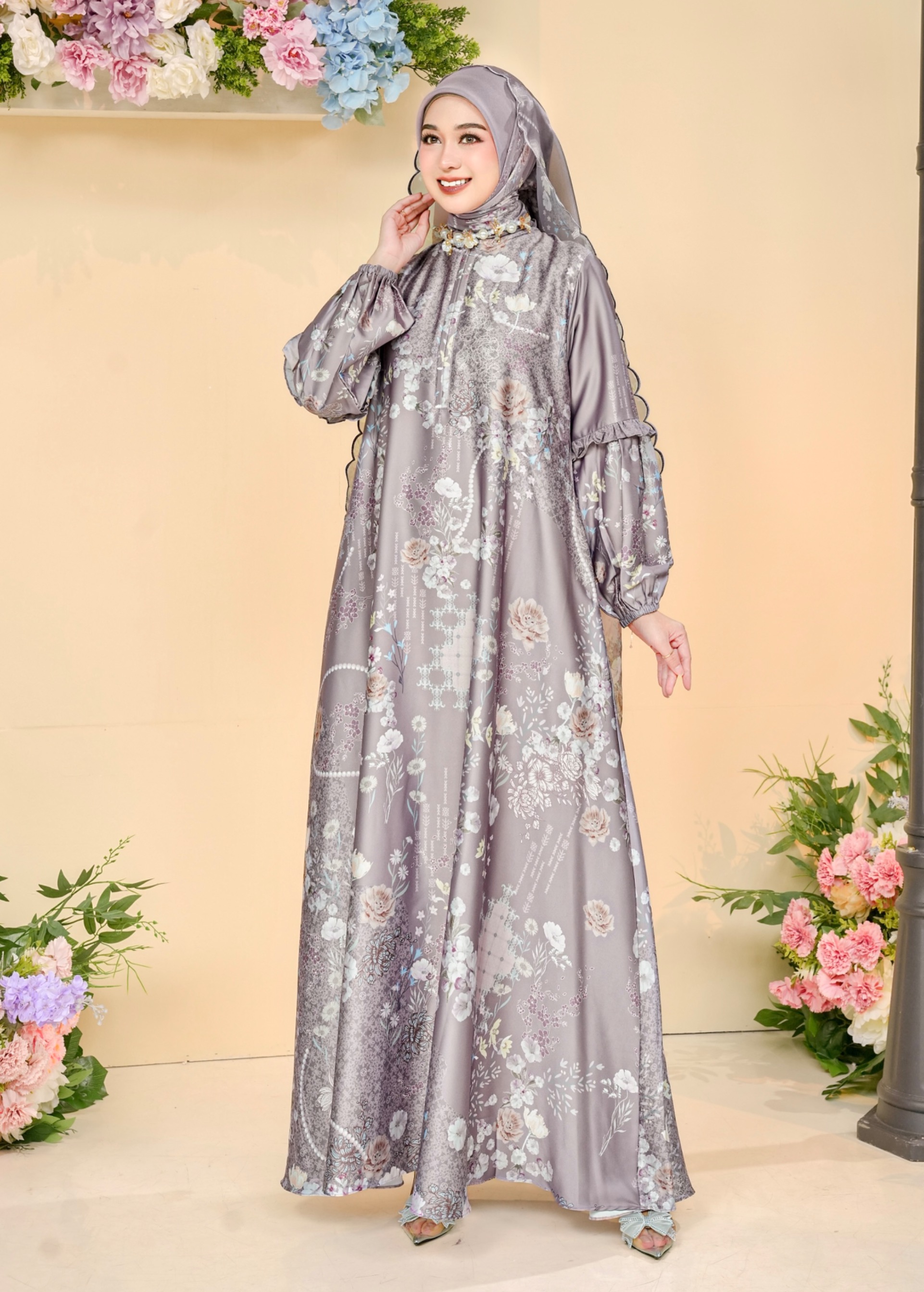 Lumira Dress Ibu Orchid