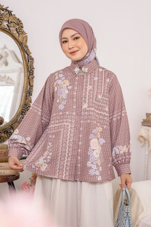 Image of Azura Blouse Granola